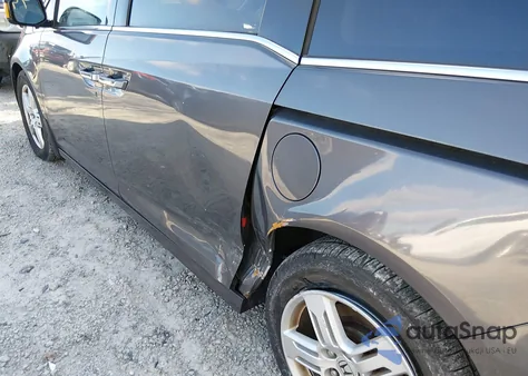 2013 Honda Odyssey Touring/Touring Elite from USA, damaged, VIN 5FNRL5H91DB080334